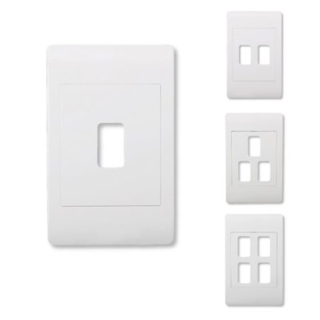 Eco Grid Plate 4x2 White