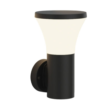 Outdoor LED Wall Light Black 1x ES