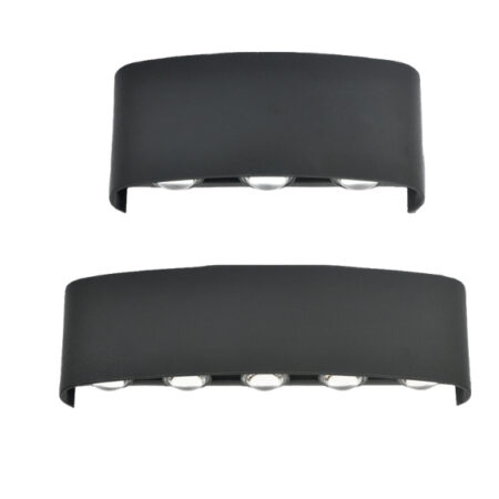 LED Wall Light Up & Down Facing Curved 3000K