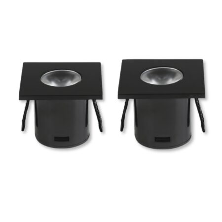Starlight LED Downlight Square 1W Black