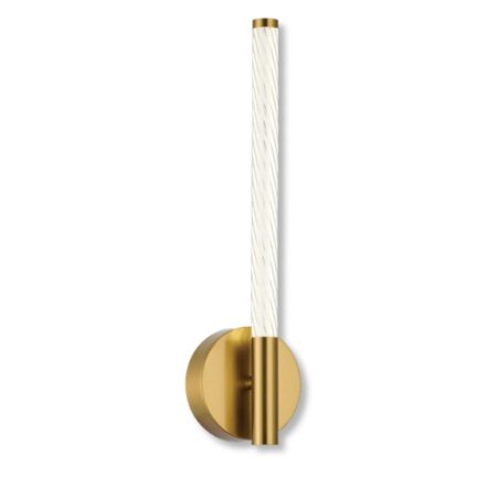 LED Gold Wall Light With Twist Design 8W 4000K