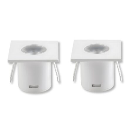 Starlight LED Downlight Square 1W White