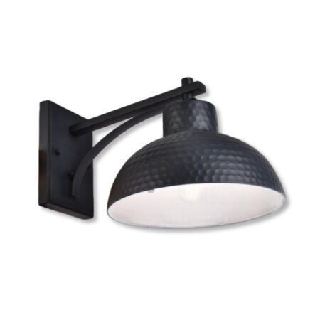 Outdoor Wall Light Down Facing Black Aluminium