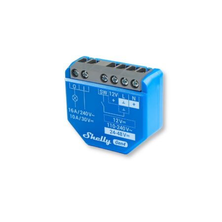 Shelly 1 Gen4 Smart Switch Dry Contact 16A