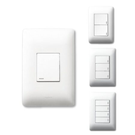 Ysalis Switch 4x2 1-Way White
